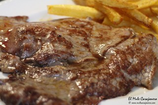 Filete con patatas Restaurante Tinin Puente Arce 