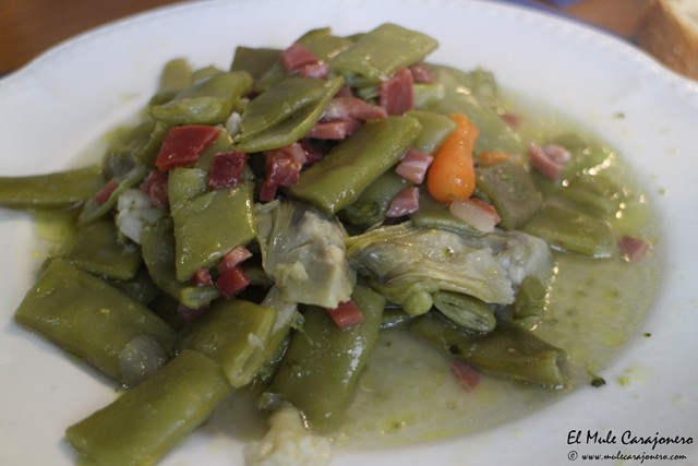 Menestra de verduras Restaurante Tinin Puente Arce 