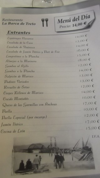 Carta La Barca de Treto