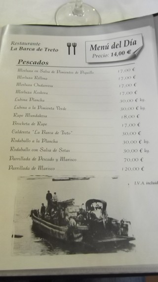Carta La Barca de Treto