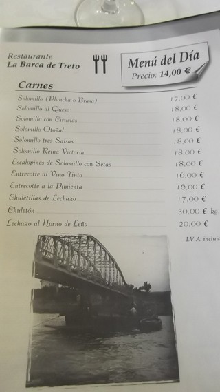 Carta La Barca de Treto