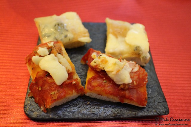 Pizza romana en il Boccone Santander