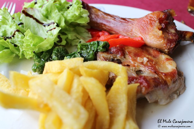 Cabrito al horno El Mirador de Peña Colsa