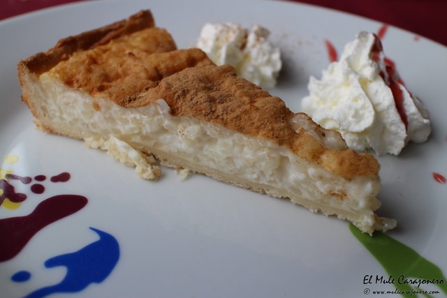 Tarta de Arroz con leche El Mirador de Peña Colsa