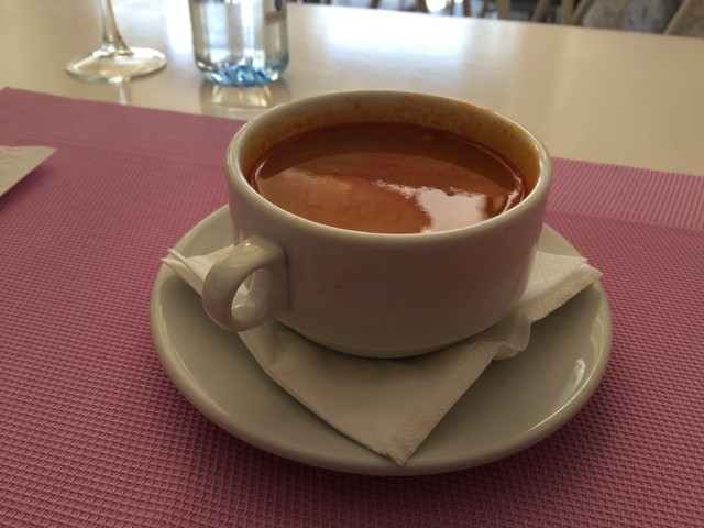 Sopa de ajo La Terminal