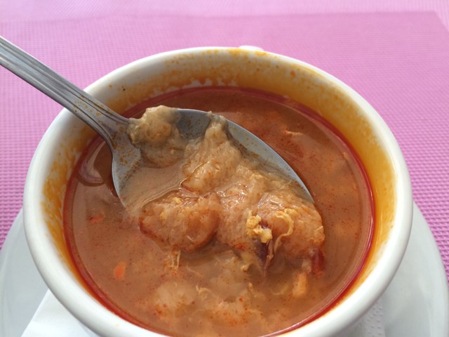 Sopa de ajo La Terminal