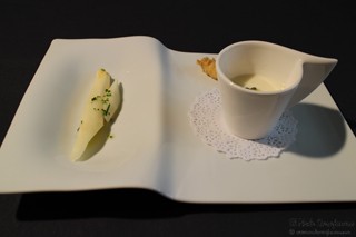 Esparragos en texturas Vegetalíssimo IX Jornadas