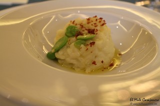 Arroz meloso de coliflor con virutas de jamon iberico Vegetalíssimo IX Jornadas