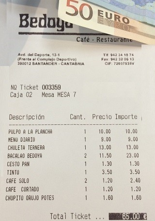 Restaurante Bedoya Santander