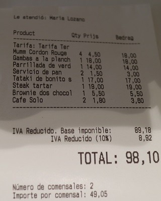 resturante Vors Santander