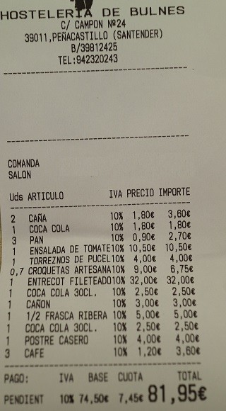 La Taberna del Herrero Peñacastillo