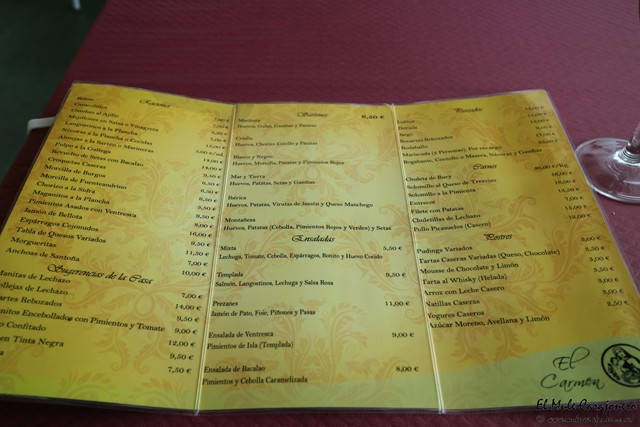 Restaurante El Carmen Prezanes