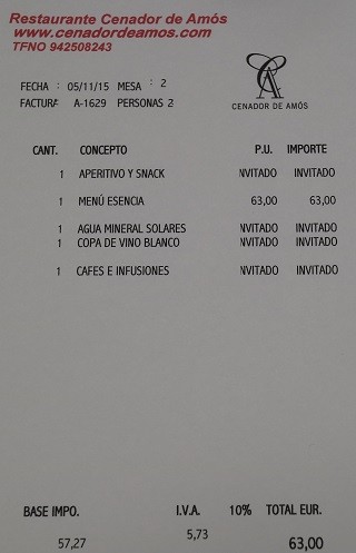 Restaurante Cenador de Amos Villaverde de Pontones
