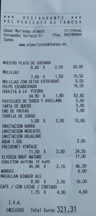Restaurante el Pericote Tanos Torrelavega