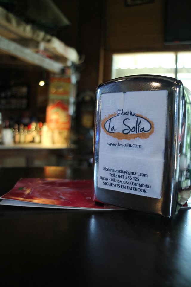 Taberna La Solia Liaño Cantabria
