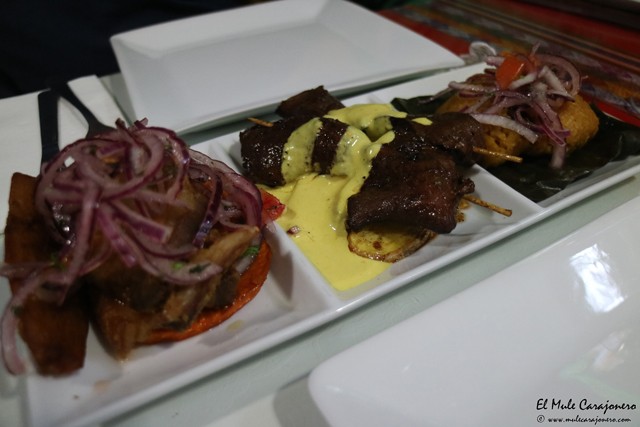 Menu Degustacion en La Mar Brava Sanatnder Comida Peruana