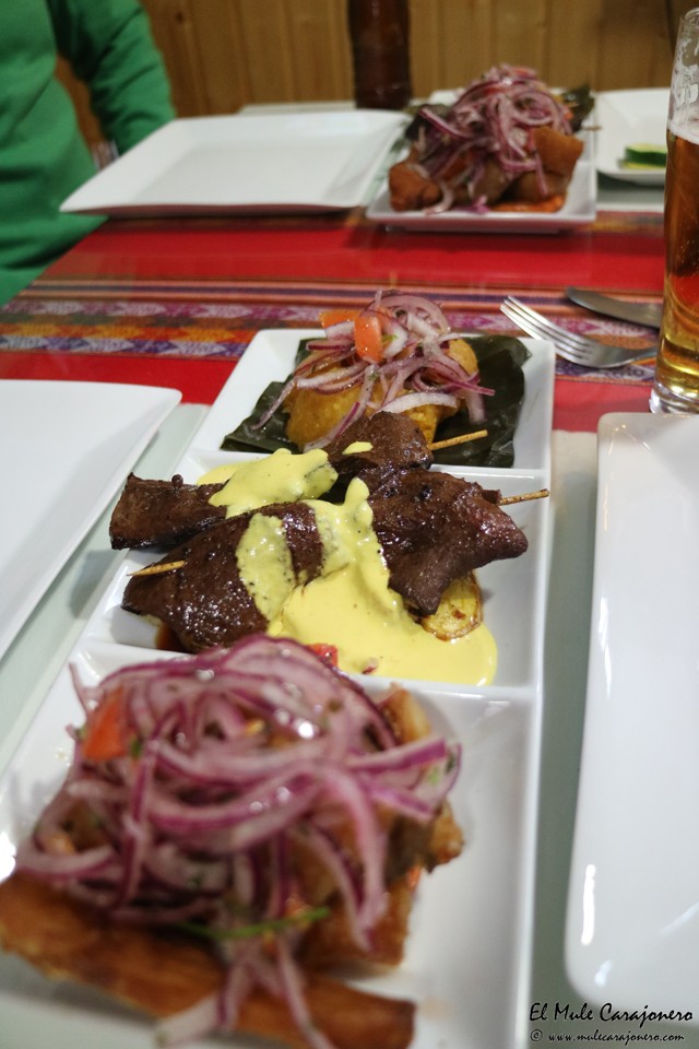 Menu Degustacion en La Mar Brava Sanatnder Comida Peruana