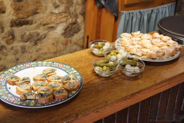 Verduras en el Meson de Luey la Jontoya