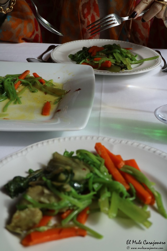 Verduras en el Meson de Luey la Jontoya