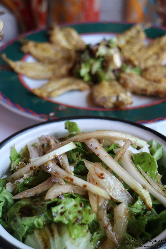 Verduras en el Meson de Luey la Jontoya