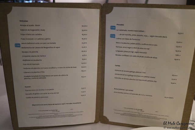 Restaurante A Mundiña Coruña Galicia