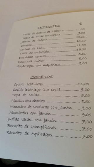 Restaurante Lamadrid Cahecho Liebana Cantabria