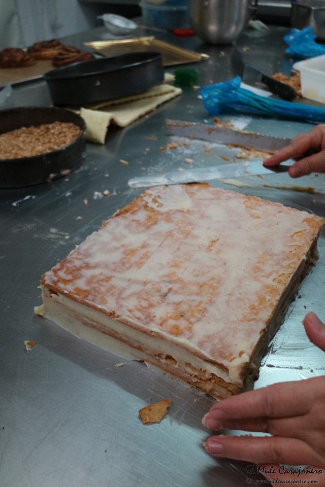 El mejor hojaldre el de Eduardo Chapero Confiteria Milhojas Cabezon de la Sal Cantabria