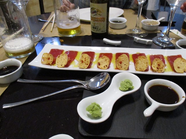 Cocina japonesa en restaurante Somera Laredo Cantabria