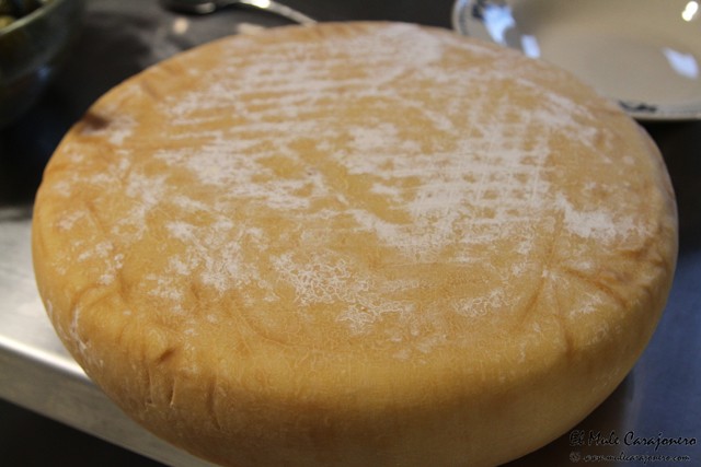 Queso asadero pasiego en la Jarradilla Valles Pasiegos Cantabria