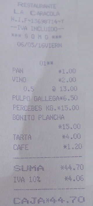 restaurante La Caracola Somo