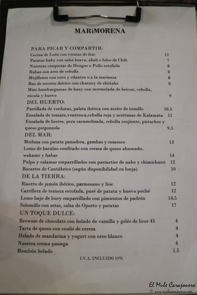 Restaurante la Marimorena Santander