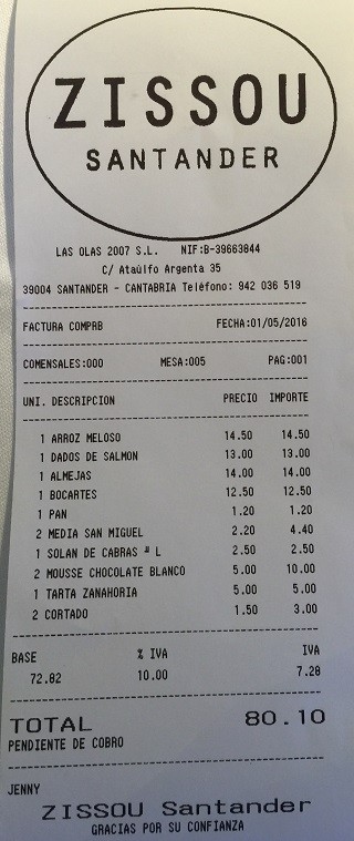 Restaurante Zissou Santander