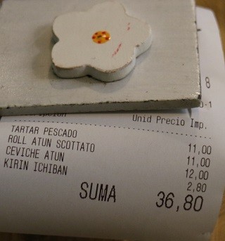 Restaurante japones Olivia San tander Cantabria