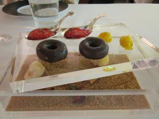 Petit fours El Cenador de Amos Villaverde de Pontones Restaurante