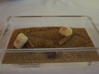 Petit fours El Cenador de Amos Villaverde de Pontones Restaurante