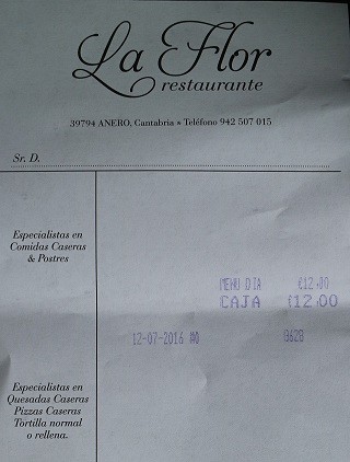 Restaurante La flor Anero Cantabria