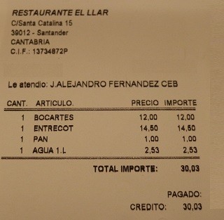 Restaurante el Llar  San Román de la Llanilla Cantabria