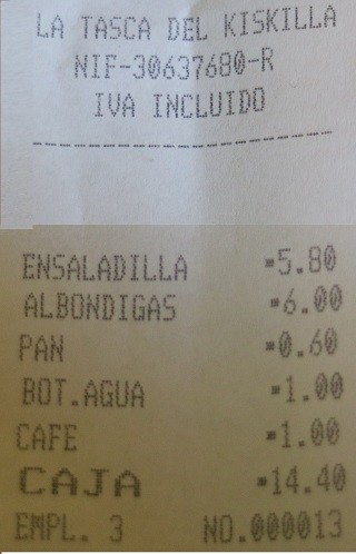 Loredo La tasca del Kiskilla Cantabria