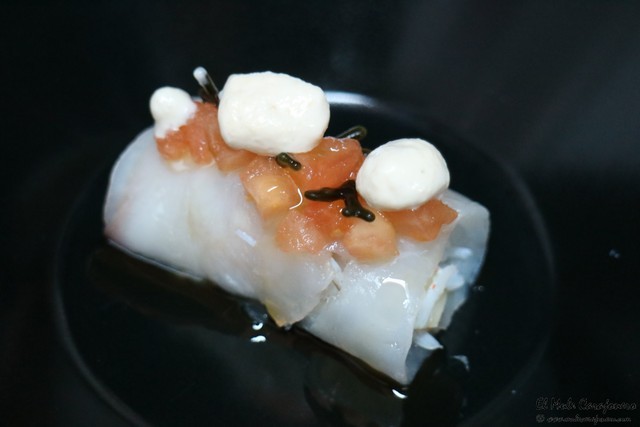 Premios Necora Noja 2016 canelon de Necora receta