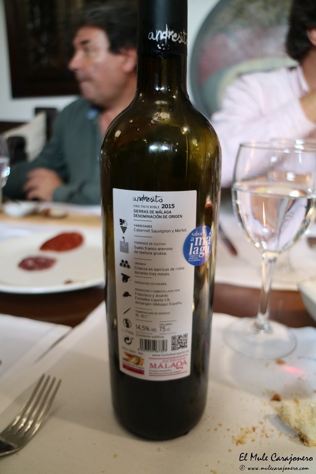 Sabor a Malaga Bodega del Rojano Santander