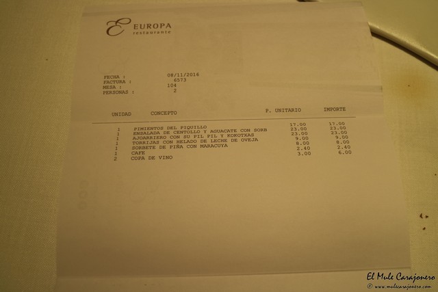 Restaurante Europa Pamplona Navarra