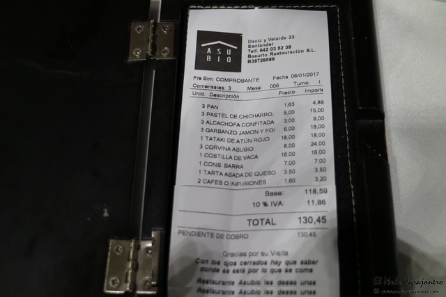 Restaurante Asubio Santander Cantabria