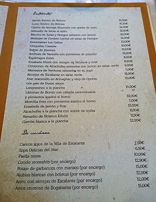 Restaurante los Gallos Escalante Cantabria