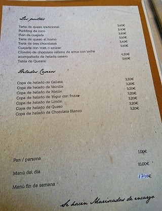 Restaurante los Gallos Escalante Cantabria