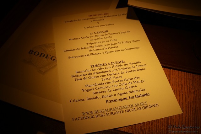 Restaurante Nicolas Bilbao