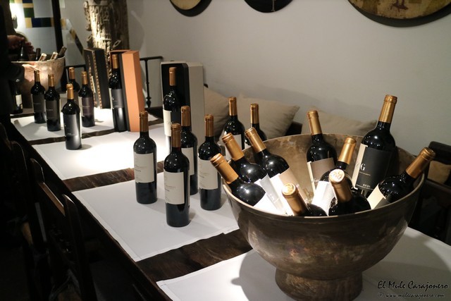 Bodega del riojano Santander maridaje Rolland Galarreta