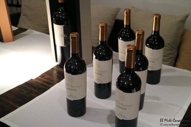 Bodega del riojano Santander maridaje Rolland Galarreta