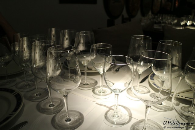 Bodega del riojano Santander maridaje Rolland Galarreta