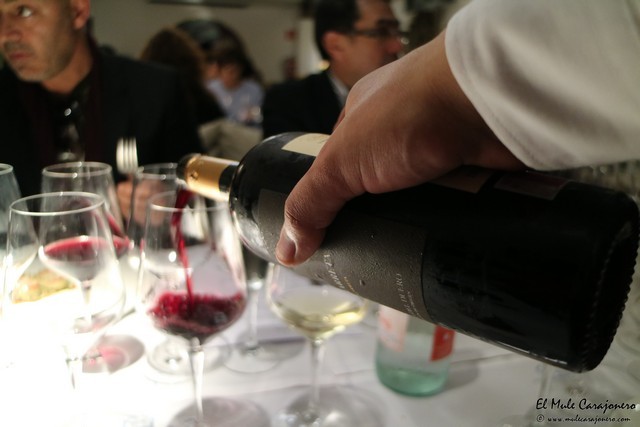 Bodega del riojano Santander maridaje Rolland Galarreta