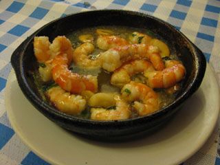 Gambas Ajillo Restaurante Parrilla Brasas